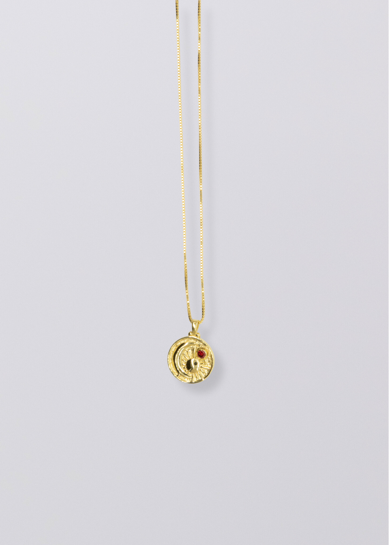 Selene Birthstone Necklace // Gold Vermeil