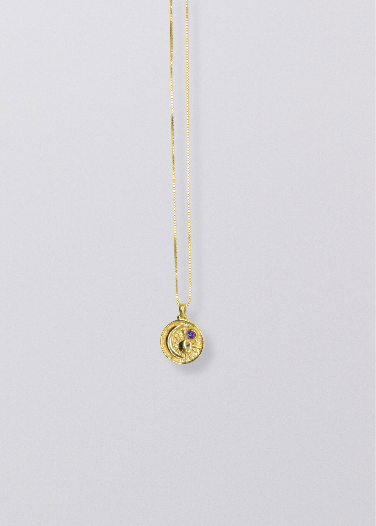 Selene Birthstone Necklace // Gold Vermeil
