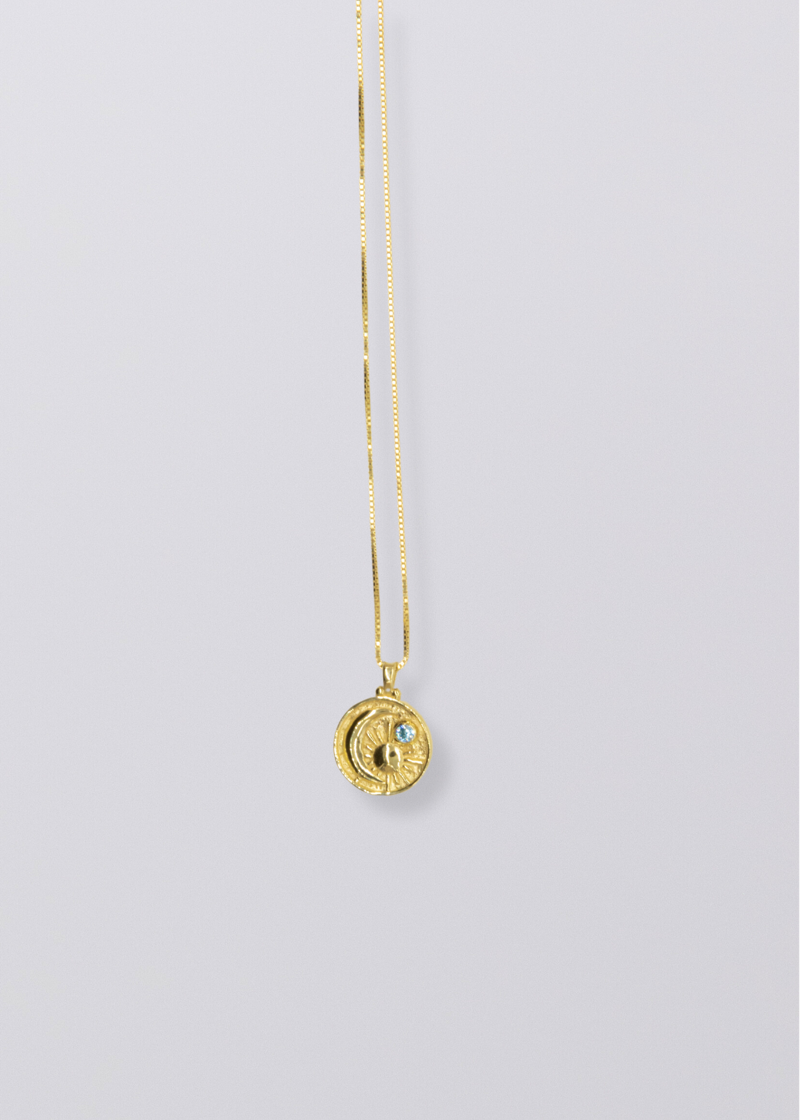 Selene Birthstone Necklace // Gold Vermeil