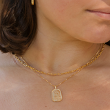 Trust the Process Necklace // Gold