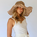 Janis Wide Brim Hat // Tully Check