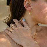 Serpent Studs // Gold