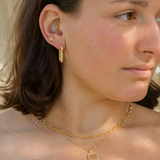 Serpent Studs // Gold