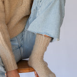Arosa Socks // Almond