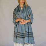 Aztec Poncho // Denim