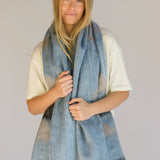 Aztec Scarf/Shawl // Denim