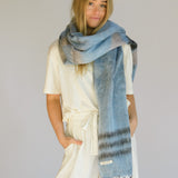 Aztec Scarf/Shawl // Denim
