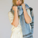 Aztec Scarf/Shawl // Denim