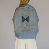 Aztec Poncho // Denim