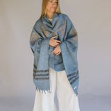 Aztec Poncho // Denim