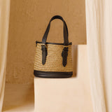 Odette Bucket Bag // Textured Noir