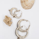 Uma Hoops // Silver