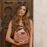 Clara Mini Shoulder // Chestnut Antique