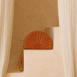 Soleil Clutch // Chestnut Antique