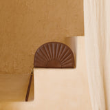Soleil Clutch // Textured Hazelnut