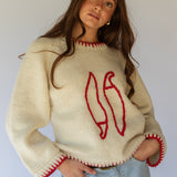 Sol Sweater  // Chilli