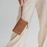Woven Wallet // Chestnut Antique
