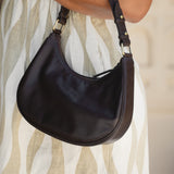 Clara Mini Shoulder // Textured Noir