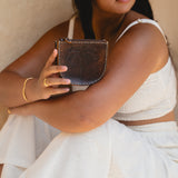 Palms Pouch // Vintage Brown