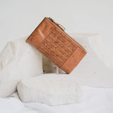 Woven Wallet // Chestnut Antique