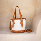Petra Bucket Bag // Chestnut Antq