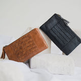 Woven Wallet // Chestnut Antique