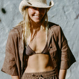 Polly Short Brim Hat // Natural