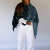 Poncho // Indigo Split