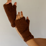 Fingerless Gloves // Warm Choc