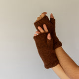 Fingerless Gloves // Warm Choc