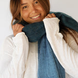 Shawl/Wrap/Scarf // Indigo Split