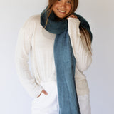 Shawl/Wrap/Scarf // Indigo Split