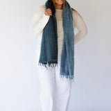 Shawl/Wrap/Scarf // Indigo Split