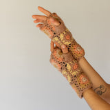 Fingerless Gloves // Sunshine