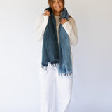 Shawl/Wrap/Scarf // Indigo Split