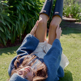 Heidelberg Cardigan // Pacific Blue