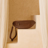 Croissant Crossbody // Textured Hazelnut