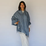 Poncho // Denim