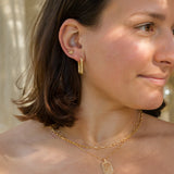 Ride the Wave Necklace // Gold