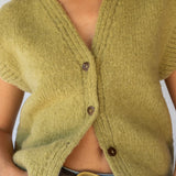 Button Vest  // Harvest Green