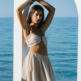 Bandeau Top // Sand