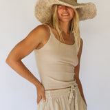 Janis Wide Brim Hat // Natural