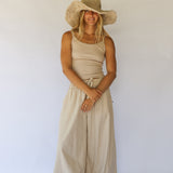 Janis Wide Brim Hat // Natural