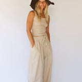 Janis Wide Brim Hat // Cocoa