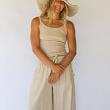 Janis Wide Brim Hat // Natural