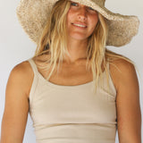 Janis Wide Brim Hat // Natural