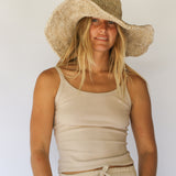 Janis Wide Brim Hat // Natural
