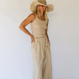 Janis Wide Brim Hat // Natural
