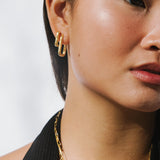 La Muse Earrings // Gold