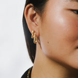 Carrée Earrings // Gold